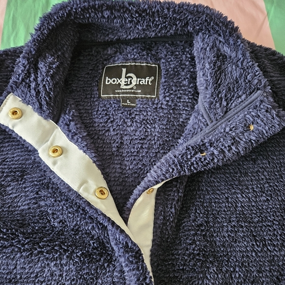 Boxercraft Fuzzy Fleece Pullover NWT - Picture 2 of 11